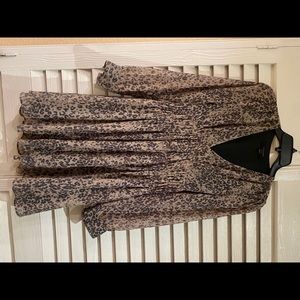 ALlSAINTS leopard print short dress